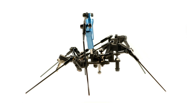 ROBOTIC INSECT SPIDER TITLED BLUE WIDOW BY ARTIST CHRISTOPHER CONTE