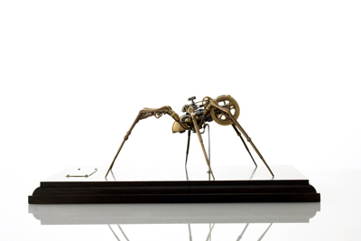 STEAMPUNK INSECT TITLED STEAM II BY ARTIST CHRISTOPHER CONTE